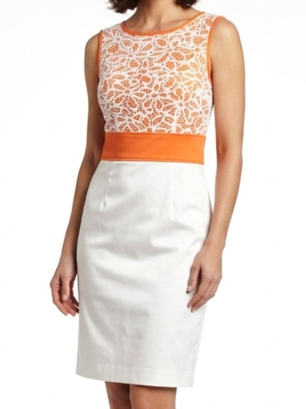 Stunning  Lace Bodice Midi Dress